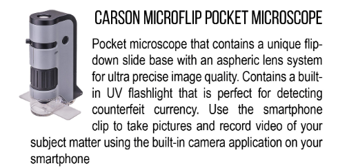 Carson Microflip Pocket Microscope
